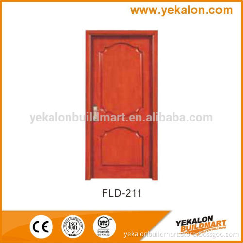 Yekalon FLD-108 Good quality Craft Flush line Interior Solid best wood door